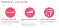 Philips HP8108/00 DryCare Hair Dryer for Women. 