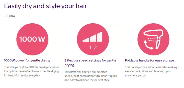 Philips%20HP8108/00%20DryCare%20Hair%20Dryer%20for%20Women%20-%20Image%203