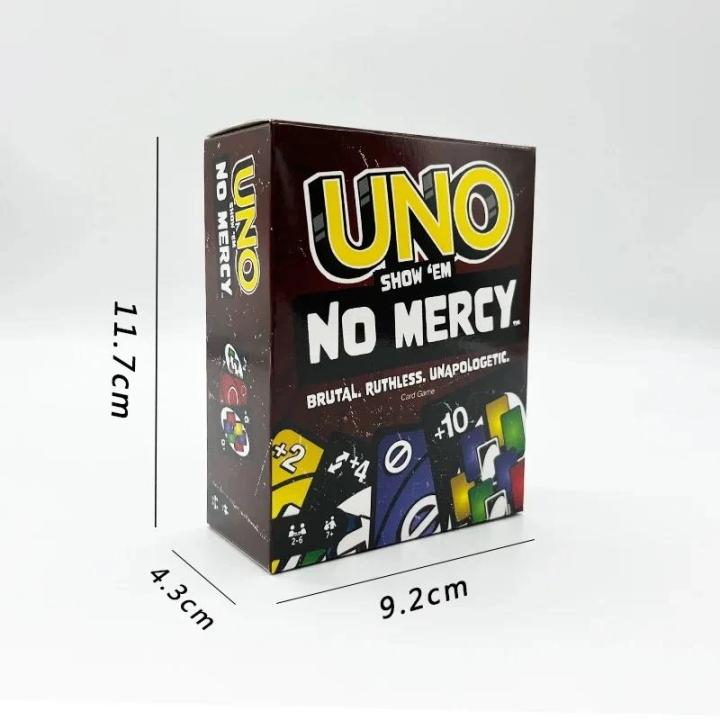 Mattel%20Games%20UNO%20NO%20MERCY%20Card%20Game%20for%20Family%20Night%20Featuring%20Tv%20Show%20Themed%20Graphics%20and%20a%20Special%20Rule%20for%202-10%20Players%20-%20Image%206