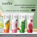 SADOER Fruit Plant Extract Vitamin C Moisturizing Deep Purifying Refreshing Brightening Facial Cleanser 100g. 