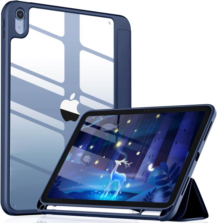 EVO%20Crystal%20Folio%20Case%20for%20iPad%20(A16)%2011th/10th%20Generation%20(2025/2022)%20%5BAuto%20Sleep/Wake%20Cover%5D%20%5BPencil%20Holder%5D%20%5BSoft%20Flexible%20Case%5D%20Rugged%20Series%20for%20Apple%20iPad%2010th/11th%20Gen%20Multi%20Folding%20Style%20Transparent%20Back%20Cover%20-%20Image%207