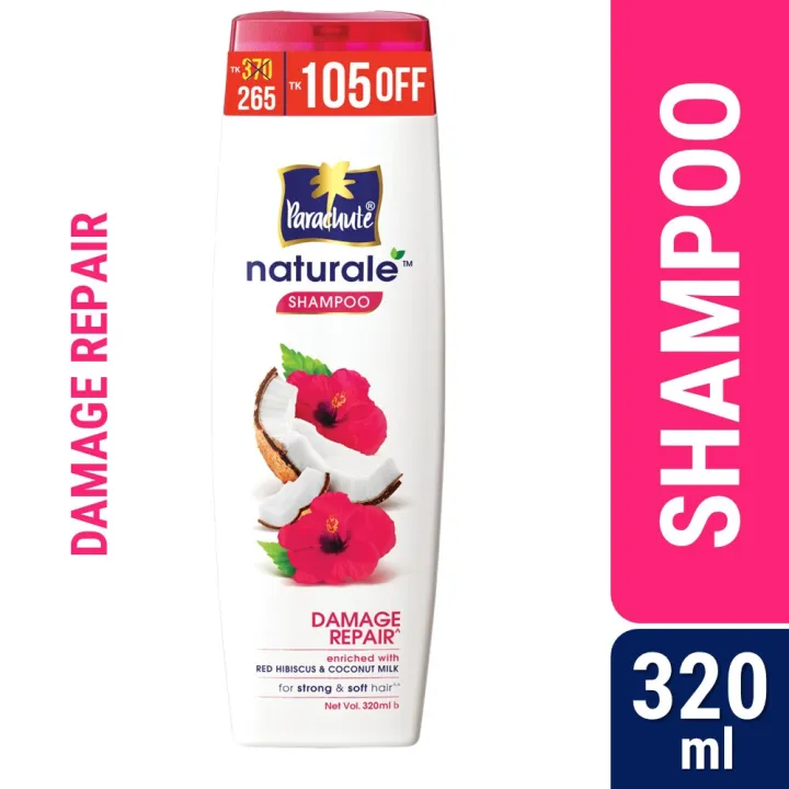 Parachute%20Naturale%20Damage%20Repair%20Shampoo%20with%20Red%20Hibiscus%20&%20Coconut%20Milk%7C%20For%20Strong%20&%20Soft%20Hair%7C%20Smoothens%20Rough%20Hair%7C%20Paraben%20Free,%20100%25%20Vegan%7C%20All%20Hair%20Types%7C%20320%20ml%20-%20Image%203