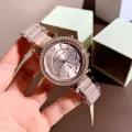 MK 6307 MKors Women's Luxury Ritz Rose Gold-Tone Cronographic Watch. 