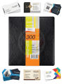 Card Holder 300 Cards Business Card Holder Book - Leather Cover Visiting Card Album Organizer.