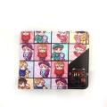 BT21 Cartoon Print PU Leather Wallet BTS Bangtan Boys Bifold Purse. 