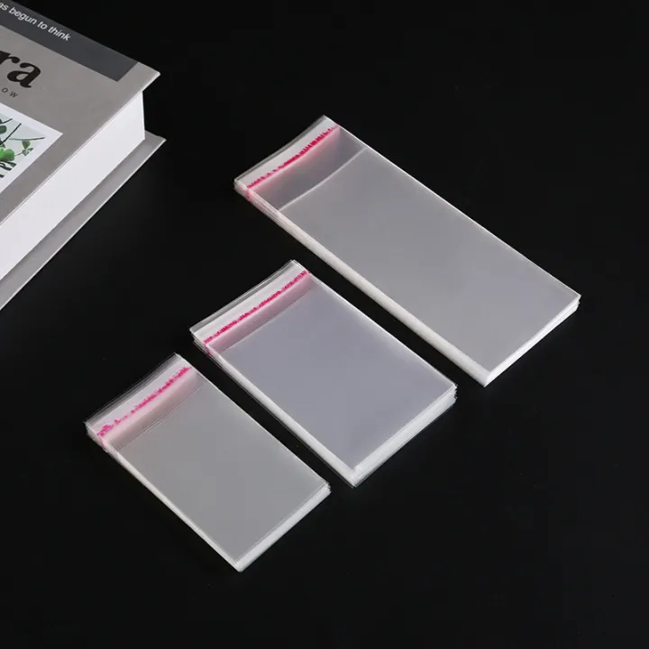 200pcs%20Width%205cm/6cm/7cm/8cm%20Transparent%20Cellophane%20Bags%20Candy%20Chocolate%20Pack%20Plastic%20Pouch%20Gift%20Self%20Adhesive%20Bag%20Accessories%20-%20Image%204