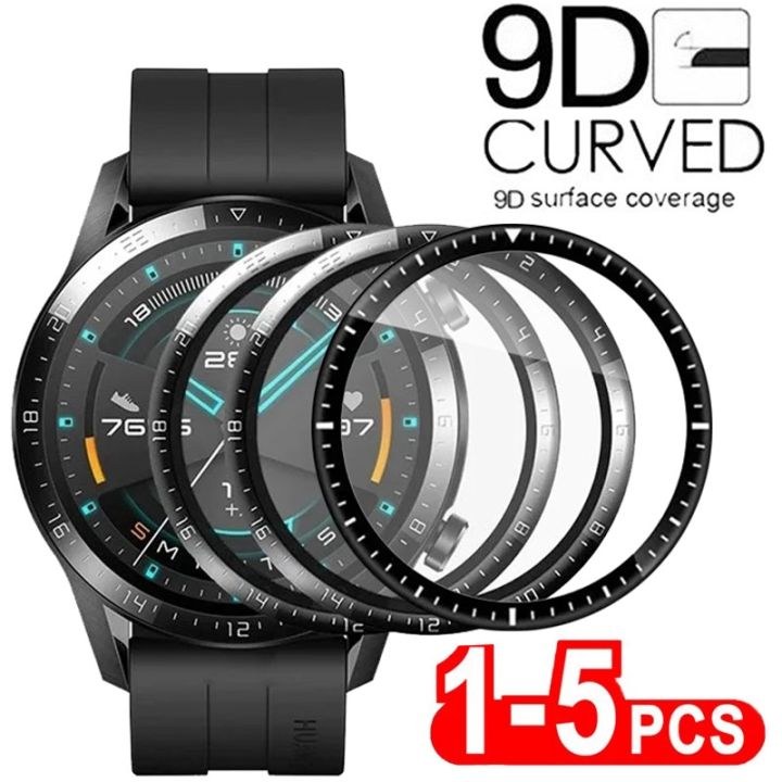 1-5PCS Soft Tempered Glass For Huawei Watch GT GT3 GT2