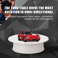 KOGEEK 360 Degree Electric Rotating Turntable Display Stand for Photography Video Shoo-ting Props Jewelry Display Turntable.