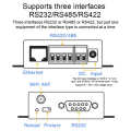 HF2211 Serial Server RS232/485/422 to WIFI & Ethernet DTU Network Communication 5-36VDC.