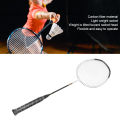 Carbon Fiber Badminton Racket Flexible Ultralight Badminton Racket Easy To Operate for Backyards Gym. 