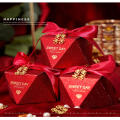 Glitter Candy Boxes Elegant -Shaped Wedding Gift Gift Boxes Sweet Boxes Red Party Favors for Wedding Birthday Party Event Favors Bridal Shower Party Souvenirs.