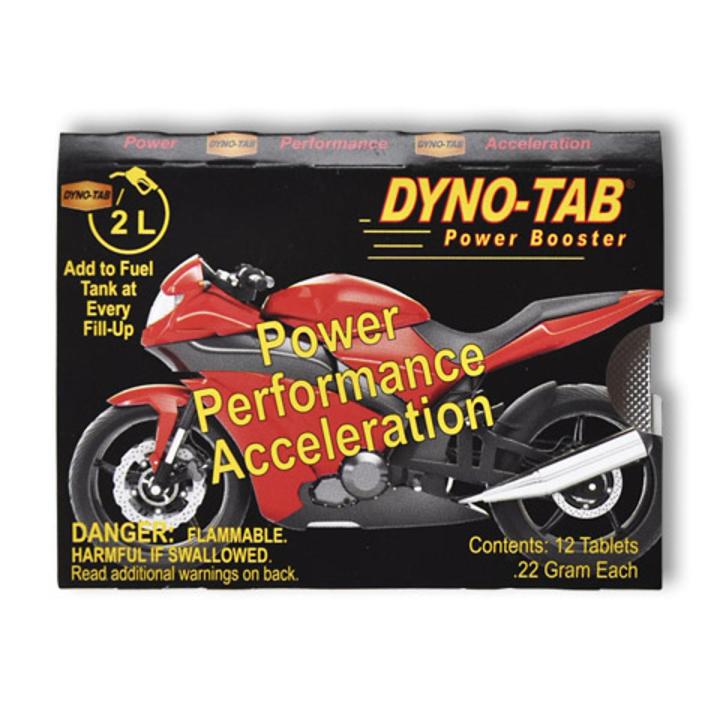 Dyno-tab Power Performance Acceleration Blister Pack of 12 Tablets for Motorcycle