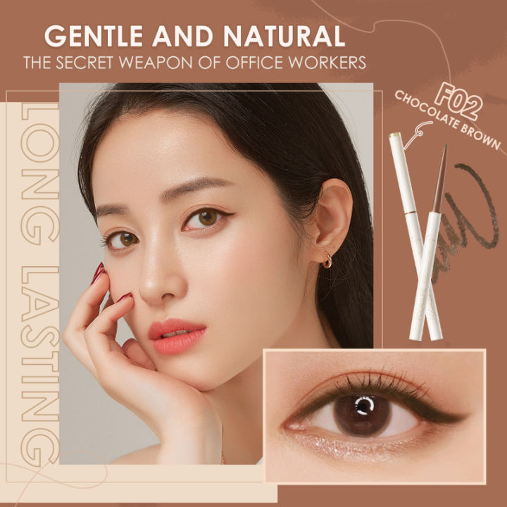 FOCALLURE Waterproof Eyeliner Gel Pencil Soft High Pigment Professional Ultra-fine Long-lasting Eyes Liner Makeup Tool Cosmetics