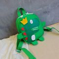 Cute Kids Kindergarten School Bag 3D Cartoon Dinosaur Mini Backpack Baby Boy Girl School Bag Green.
