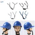 Chin Strap Quick Release Buckle Cupped Hard Hat Chin Strap Attachment Horizontal Hole Gray.