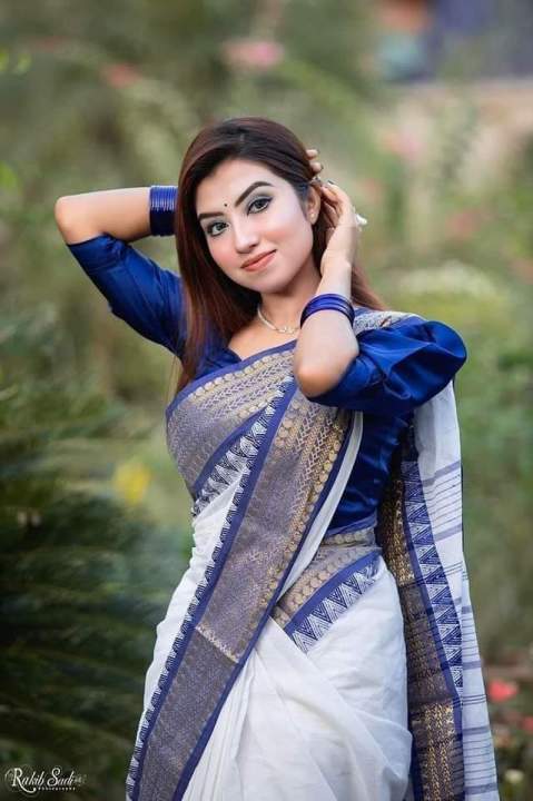 Fashionable%20Arong%20Cotton%20Tangail%20Saree%20for%20Women%20with%20Running%20Blouse%20Piece%20-%20Comfortable%20and%20Suitable%20for%20All%20Seasons%20-%20Image%205