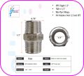 4PCS Nipple 1/2" Male x 1/2" Male Pipe Fittings, 304 Stainless Steel 1/2 inch NPT Male Threaded Pipe Adapter Fittings Equal Nipples Connectors, Male Straight Connector Pipe Fitting.