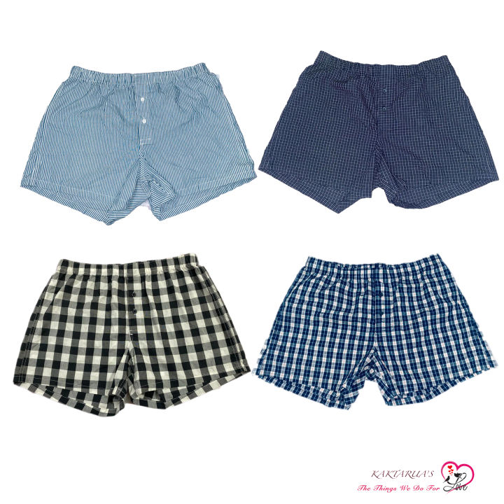 Buy Black 4 pack A-Front Cotton Rich Boxers from the UK online shop