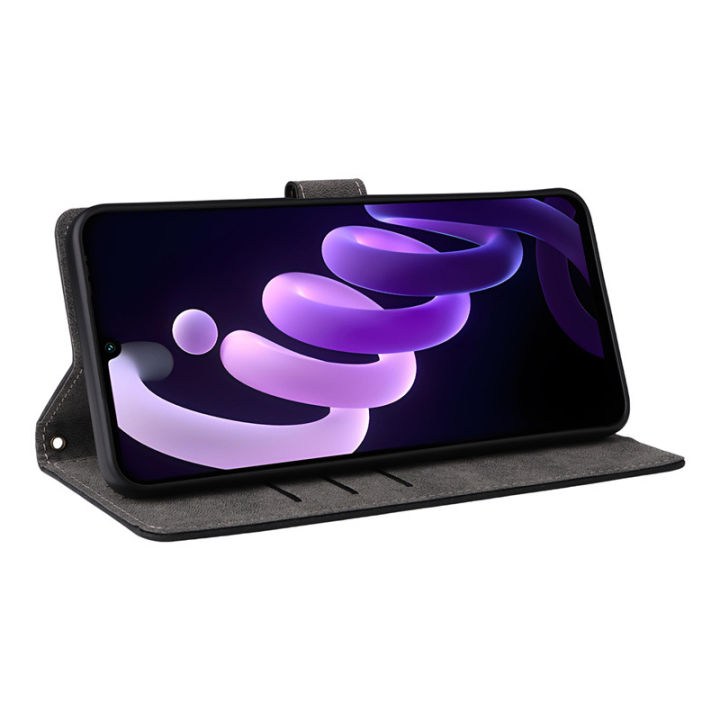 Itel%20City%20100%20Wallet%20Phone%20Case%20with%20RFID%20Blocking%20Credit%20Card%20Holder,PU%20Leather%20Flip%20Folio%20Case%20Wallet%20with%20Kickstand%20Protective%20Case%20for%20Itel%20City%20100%20-%20Image%206