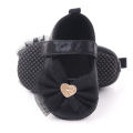 【Hengli jewelry story】(NEW)Autumn Big Bow Baby Princess Shoes Infant Girl Non-Slip Soft Sole Flats Shoes Kids Indoor Shoes 0-12 Months.