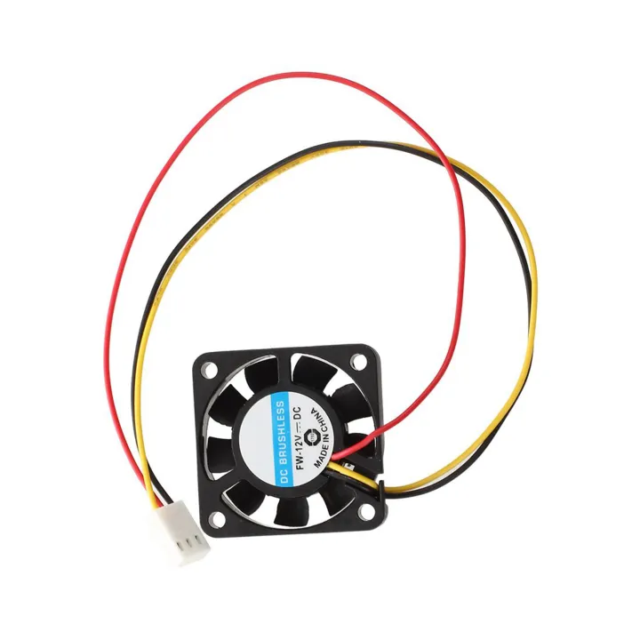 6%20Pcs%203%20Pin%2040mm%20Square%20PC%20Computer%20Cooling%20Fan%20DC%2012V%20Black%20-%20Image%203