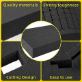 NXFDSIOZ Grid Foam Cube-Foam, 4 Pieces 400X300X50mm/4 Pieces 400X300X10mm, Tool Box Camera Case Foam, Case Insert,Tool. 