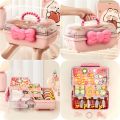 Multi-layer Hairpin Storage Box Cute Girls Jewellery Box Children's Hair Accessories Storage Box Toy Storage Box 악세사리 보관함. 