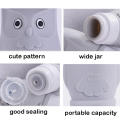 Travel Bottles for Liquids Leak Proof Silicone Cosmetic Travel Containers with Suction Cup for Shampoo Conditioner Toiletries Owl Shaped. 