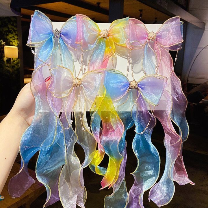 Kids%20Sweet%20Bowknot%20Hair%20Clips%20/%20Baby%20Girls%20Ponytail%20Hair%20Headdress%20/%20Children%20Princess%20Hair%20Accessories%20-%20Image%204