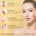 24k Golden Facial Roller Massager T Shape Vibrating Face Lifting Energy Beauty Bar Body Skin Massage Device Face Care Tools KKhao.