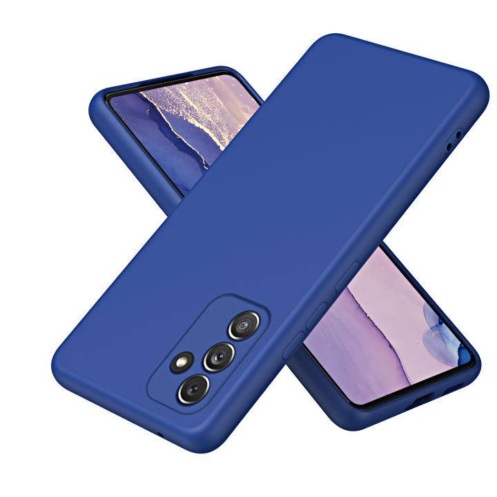 For%20Samsung%20Galaxy%20A54%205G%20Luxurious%20Soft%20Liquid%20Silicone%20Shockproof%20Inside%20Brush%20Back%20Case%20-%20Image%204