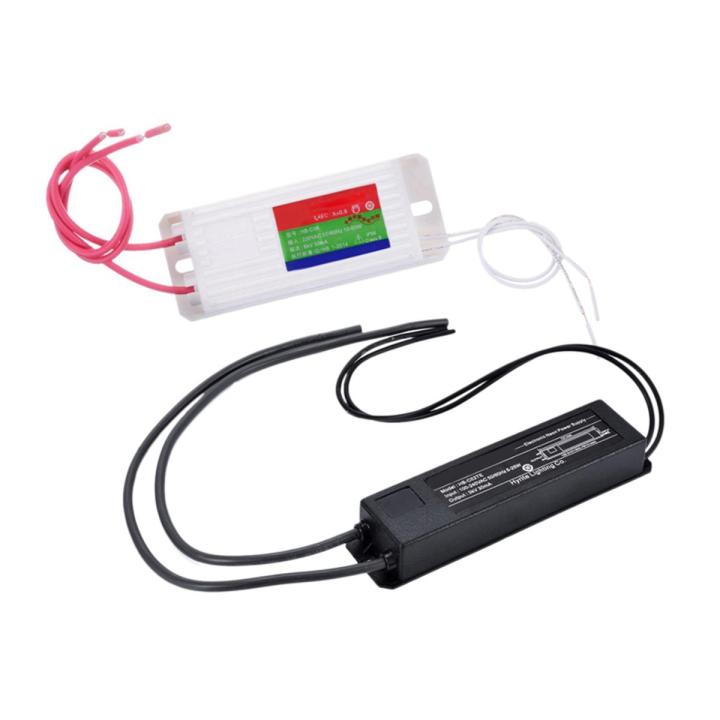 2 Pcs Neon Electronic Transformer Waterproof Neon Power Supply Rectifier, Black & White - Black & White