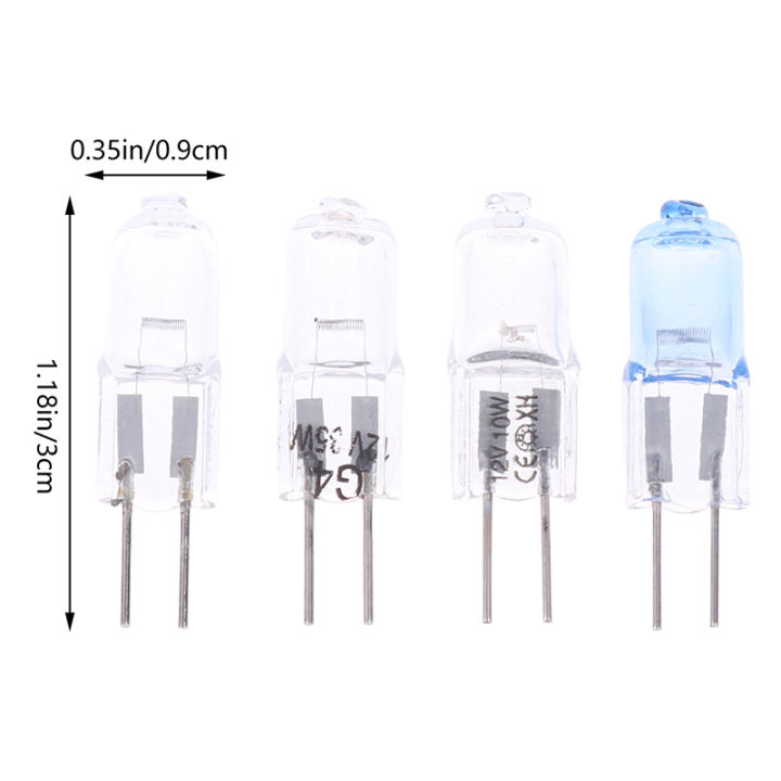 10Pcs%20G4%20Halogen%20Bulb%2010V%2020W%2035W%2012V%20G4%20Halogen%20Bulbs%20Light%20JC%20Bi-Pin%20LED%20Lamp%20Warm%20White%20Replace%20LED%20Lamp%20-%20Image%202