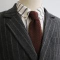 Men's Knitted Tie Solid Colourful Tie Skinny Narrow Slim Knit Warm Neck Gifts For Men Classic Woven Designer Daily Wear Cravat. 