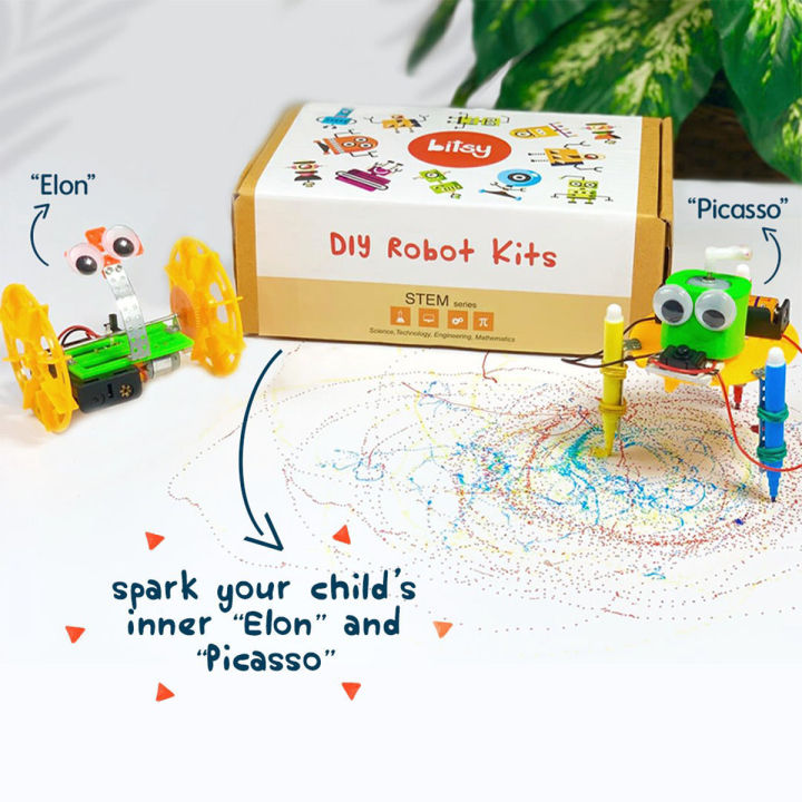 Electric motor robotic science kits DIY STEM toy for 8+ years DIY Robot ...