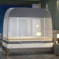 Mongolian yurt mosquito net installation free, foldable 1.5 meter bed sheet, person 1.8 household, double door with bottom but no bottom, Han family home.