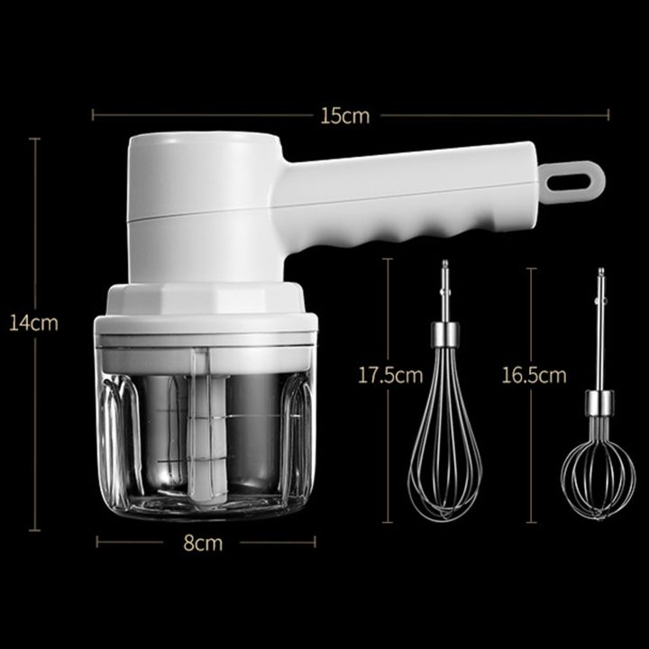3In1%20Electric%20Blender%20Wireless%20Food%20Cream%20Mixer%20USB%20Electric%20Egg%20Beater%20Handheld%20Garlic%20Chopper%20Meat%20Grinder%20Green%20-%20Image%209