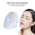 HEGRUS 7 Colors LED Facial Mask Photon Therapy Rejuvenation Anti Acne Removal Care Mask Beauty Instrument Whitening Led Mask Machine. 