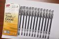 Test Good Gel Ink Pen - 0.5mm - 12pc box (Black/Red/Blue). 
