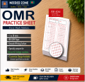 Omr sheet/ Mcq sheet I A6 size (30 slot)  - For SSC & HSC  or any school exam preparation. 