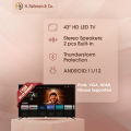 GOLDEN PLUS 43 INCH VOICE CONTROL BORDERLESS  SMART ANDROID LED TV 2GB RAM, 16GB ROM.. 