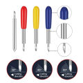 Cutting Blades­ for Cricut Explore Air/Air­ 2/Maker, 0/45/60 Degree Standard Deep Cut Vinyl Fabric Replacement Blades for Cricut Maker Machines. 