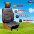 PVC Leather Car Seat Cushion | Luxurious Car Seat Cover | Anti Slip Universal size ,Front Car Seat cushion, Breathable , Car Seat Protector -1 PC.