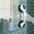 Bathroom & Shower Helping Handle Safety Grip Anti Slip Support Double Locking Handle Safety Cup Absorption.