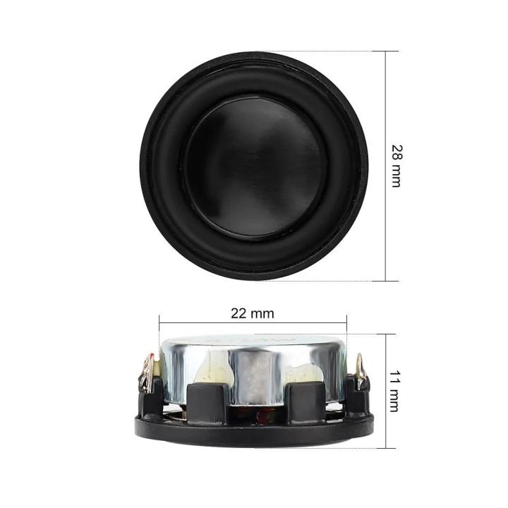 2pcs/lot%201%20Inch%20Full%20Range%20Speaker%2028mm%204/8%20Ohm%203W%20NdFeB%20Magnet%20Sound%20Mini%20Subwoofer%20Loudspeaker%20DIY%20Bluetooth%20Speaker%20-%20Image%204