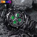 Skmei 1389 Waterproof Stainless Steel Digital Watch - Watch For Men. 