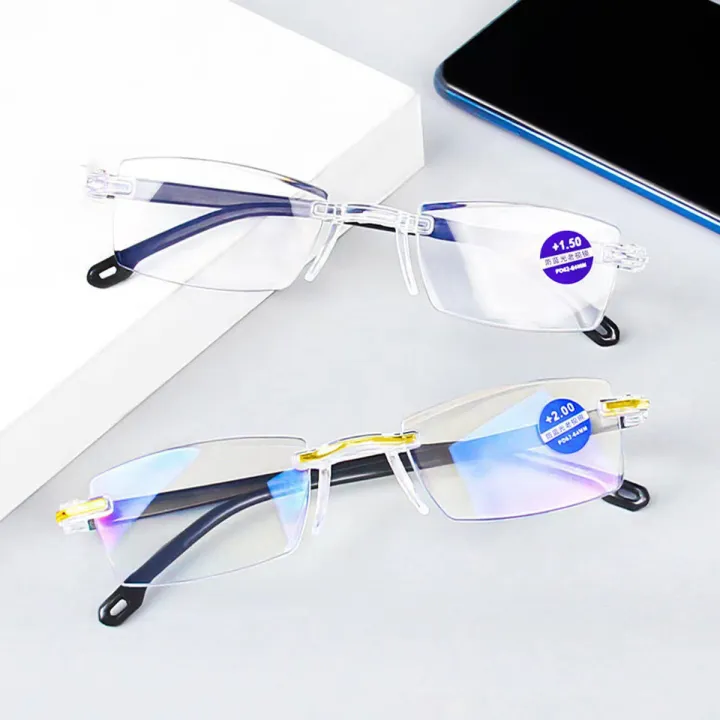 Intelligent%20Zoom%20Glasses%20New%20Anti%20Blue%20Ray%20Reading%20Glasses%20Men%20Women%20Rimless%20Cutting%20Presbyopia%20Eyewear%20Prescription%20Glasses%20-%20Image%203