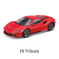 Bburago 1:43 Ferrari 488 F40 599 250 458 F12 Portofino 812 Roma SP1 SF90 F8 246 Enzo Static Simulation Diecast Alloy Model Car.
