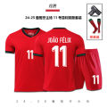 2425 Cup ortugal jersey size 7 Cristia onaldo football jersey set for bo and girls, sports training ching batch for competitions. 