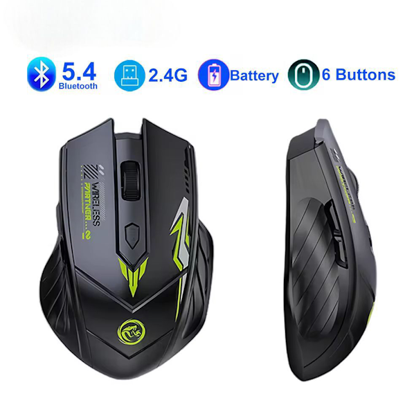Bluetooth%205.4%20Mouse%20Dual-Mode%202.4G%20Wireless%20Mouse%206%20Buttons%20Gaming%20Mice%20Rechargeable%20Mouse%201600%20DPI%20For%20PC%20Laptop%20Macbook%20-%20Image%205